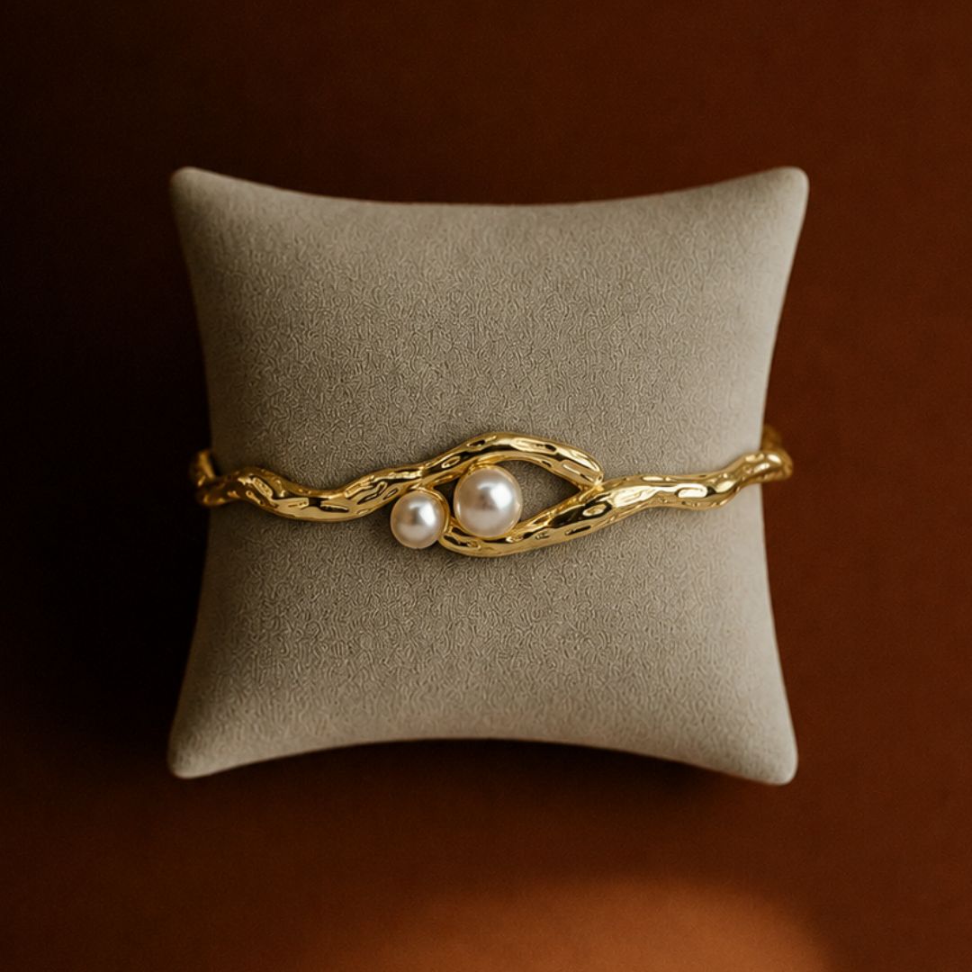 Pearl Wave Cuff