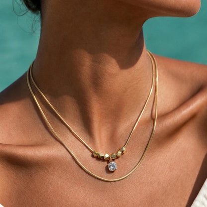Crystal Drop Necklace