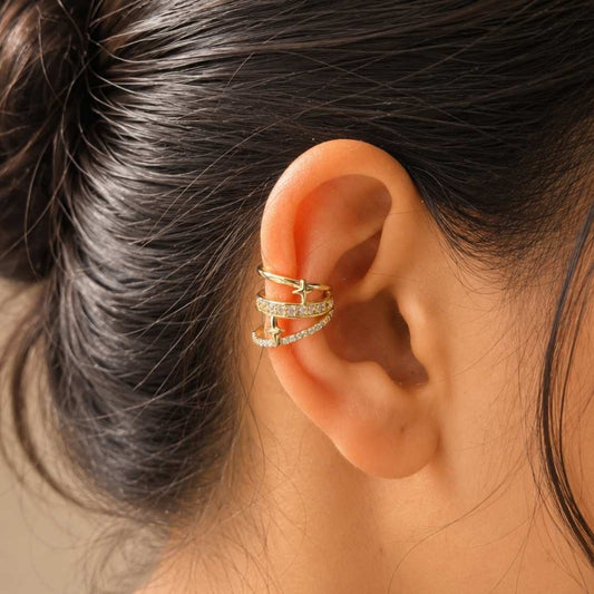 Triple Spark Ear Cuff