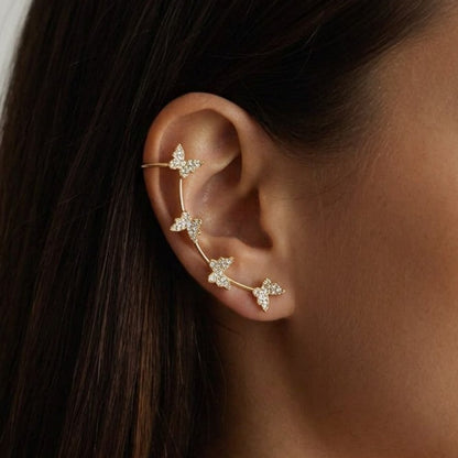 Golden Butterfly Ear Cuff
