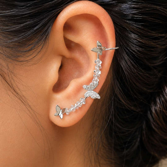 Spark Butterfly Ear Cuff