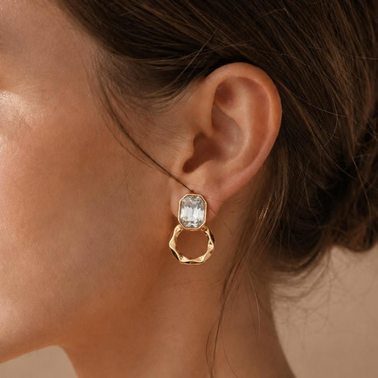 Crystal Eclipse Earrings
