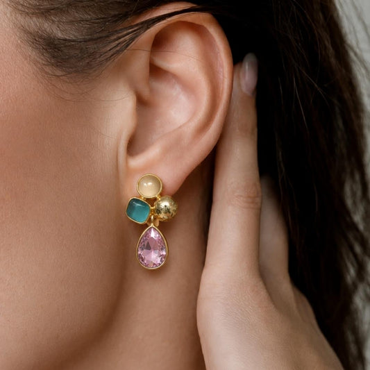 Pink Dew Elegance Earrings