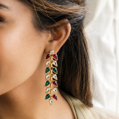Royal Leaf Trail Earrings