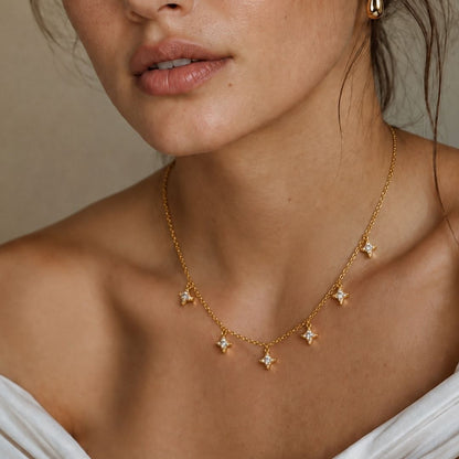 Twinkle Butterfly Charm Necklace