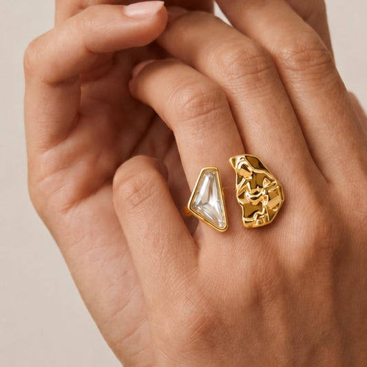 Prism Glow Open Ring