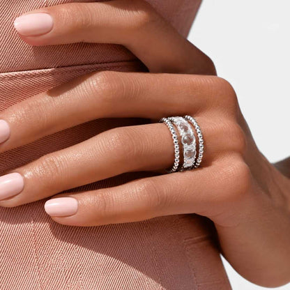 Radiant Halo Statement Ring