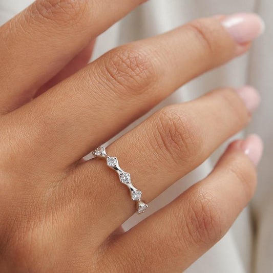 Starlight Eternity Ring