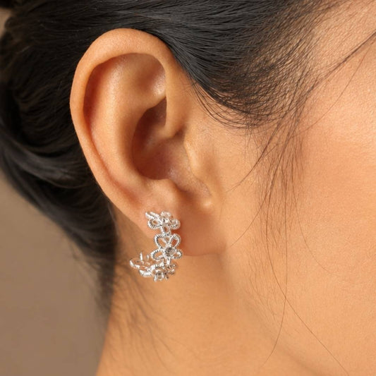 Floral Lace Cascade Earrings