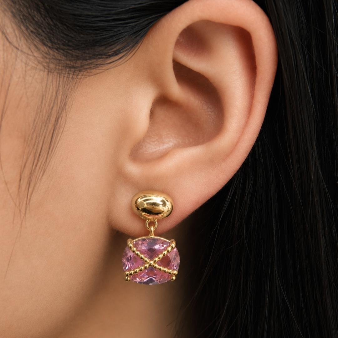 Royal Rose Sparkle Earrings