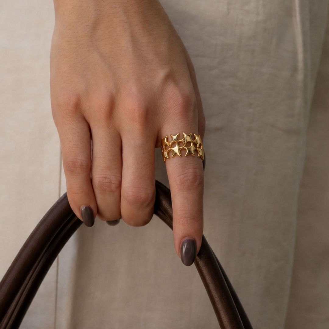 Golden Star Ring