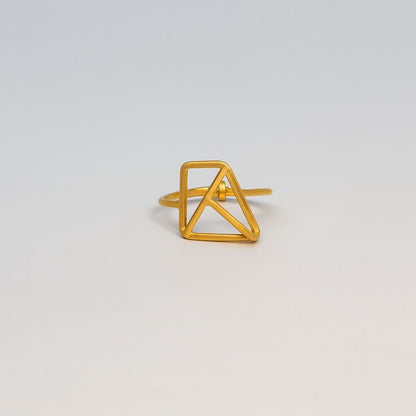Geo Charm Ring