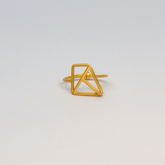 Geo Charm Ring