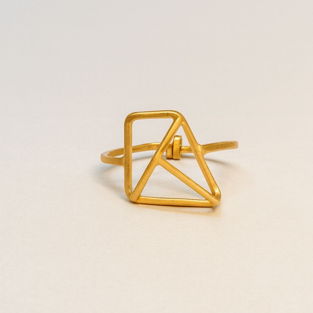 Geo Charm Ring