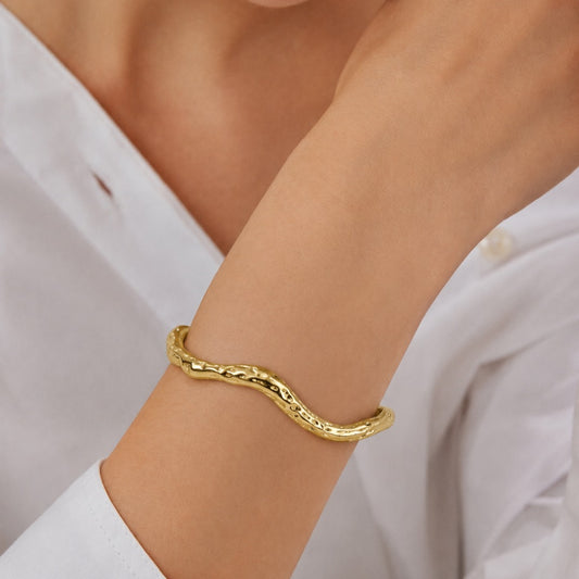 Golden Flow Cuff
