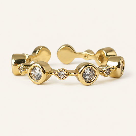 Gold Bezel  Ring