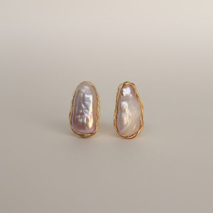 Baroque Pearl Studs