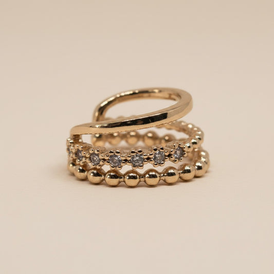 Crystal Layer Ear Cuff