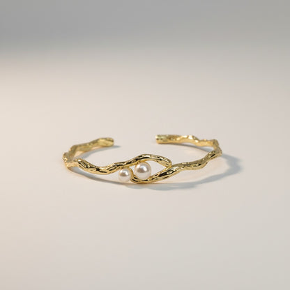 Pearl Wave Cuff