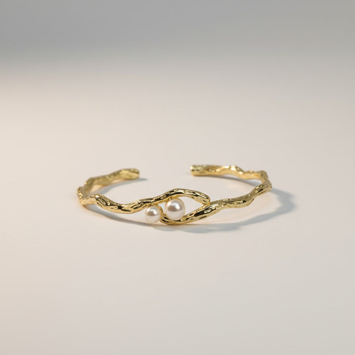 Pearl Wave Cuff