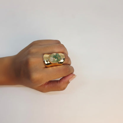 Forest Stone Ring