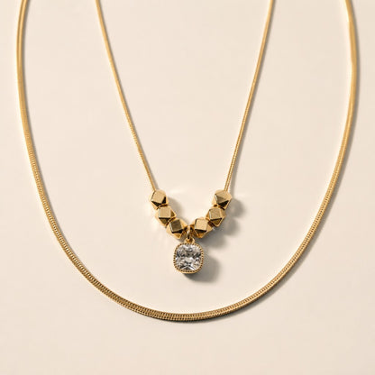 Crystal Drop Necklace