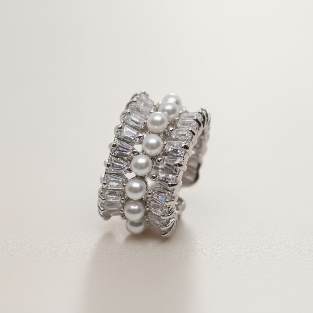 Pearl Prism Ear cuff